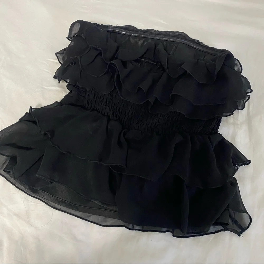 Bebe Ruffle Top - Picture 6 of 8